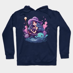 Kawaii Mermaid Witch Hoodie